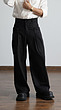 black big pocket trousers