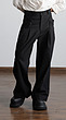 black big pocket trousers