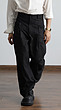 black big pocket trousers