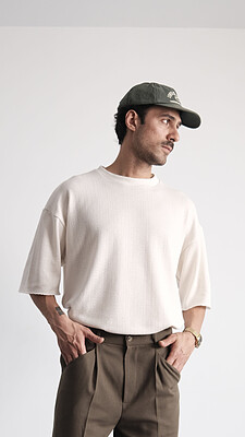 soft touch ribbed t-shirt