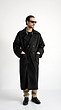 black longline overcoat