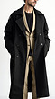 black longline overcoat