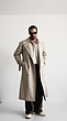 creamy classic trench coat