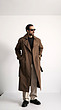 brown classic trench coat