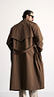 brown classic trench coat