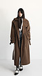 brown classic trench coat