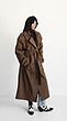 brown classic trench coat