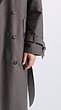 dark grey classic trenchcoat