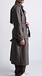 dark grey classic trenchcoat