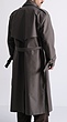 dark grey classic trenchcoat