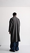 gray wool overcoat