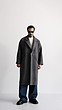 gray wool overcoat