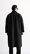 dark gray wool overcoat