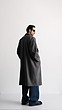 gray wool overcoat