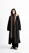 black longline overcoat