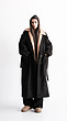 black longline overcoat