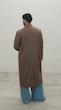 brown long overcoat
