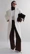 white longline overcoat