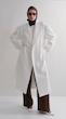 white longline overcoat