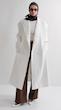 white longline overcoat