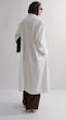 white longline overcoat