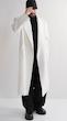 white longline overcoat
