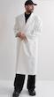 white longline overcoat