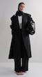 black longline overcoat