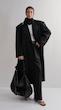 black longline overcoat