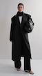 black longline overcoat