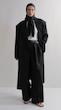 black longline overcoat