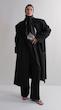 black longline overcoat
