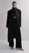 black longline overcoat