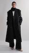 black longline overcoat