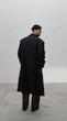 black longline overcoat