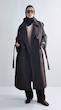 double breasted brown trenchcoat