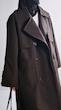 double breasted brown trenchcoat