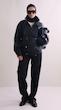 double collar leather jacket