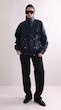 double collar leather jacket
