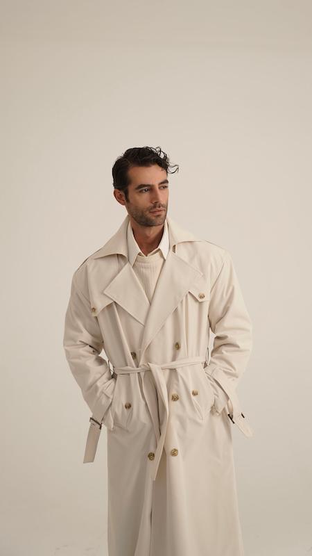 classic sand trenchcoat
