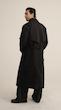 classic black trenchcoat