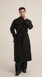 classic black trenchcoat