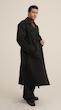 classic black trenchcoat