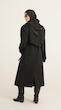 classic black trenchcoat