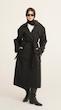 classic black trenchcoat