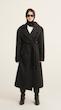 classic black trenchcoat