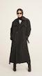 classic black trenchcoat