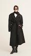 classic black trenchcoat