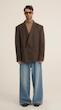 oversized mocha blazer