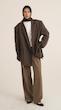 oversized mocha blazer